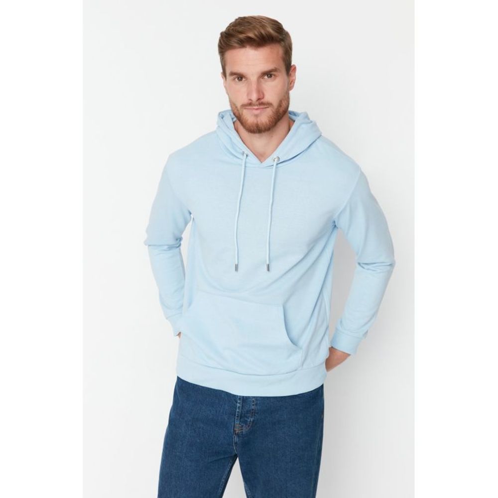 NWT Trendyol Men Regular Hood Knit Sweatshirt